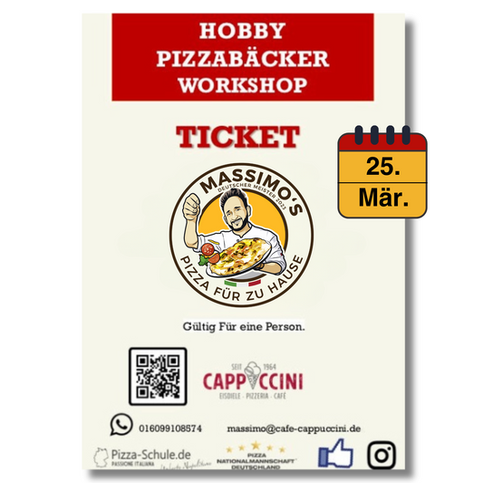 Massimos Hobby-Pizzabäcker-Workshop Ticket